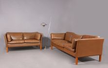 leather sitgroup
two and three seater
Denmark 19...